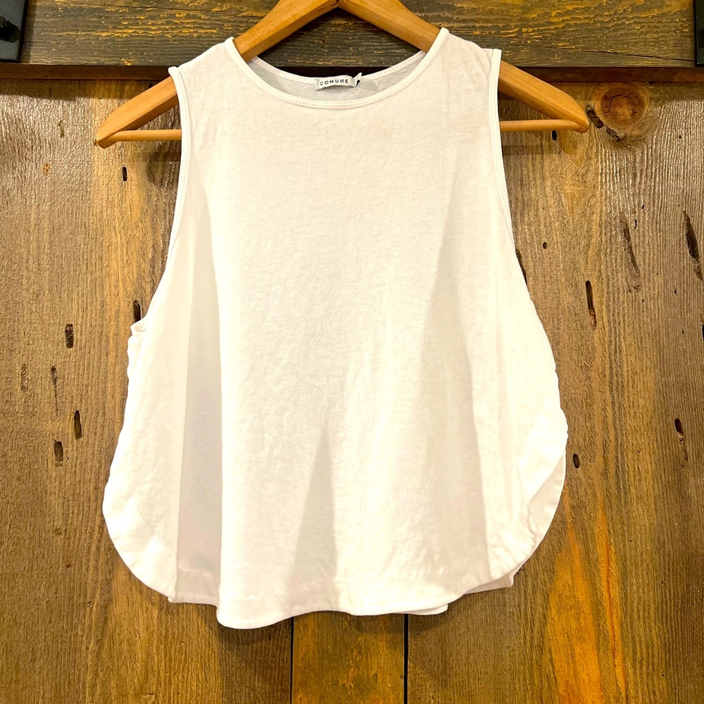 Comune White Side Split Tank Small